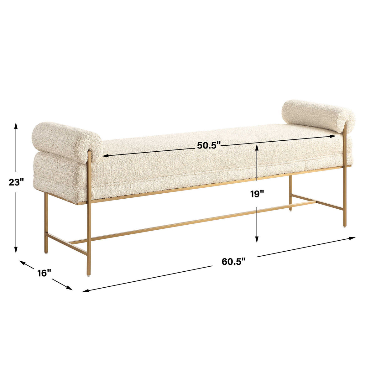 Bolster - Bench - White