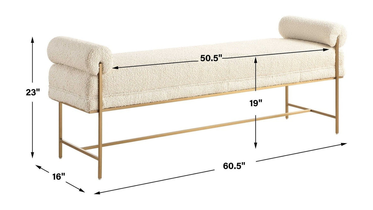 Bolster - Bench - White