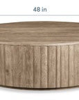 Andora Round Plinth Cocktail Table