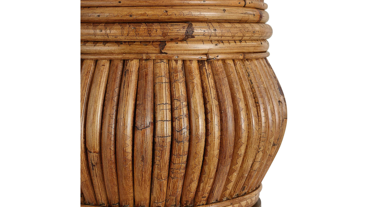 Reed - Honey Rattan Table Lamp - Light Brown