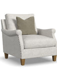 Veda - Fabric Chair With Nailhead Trim