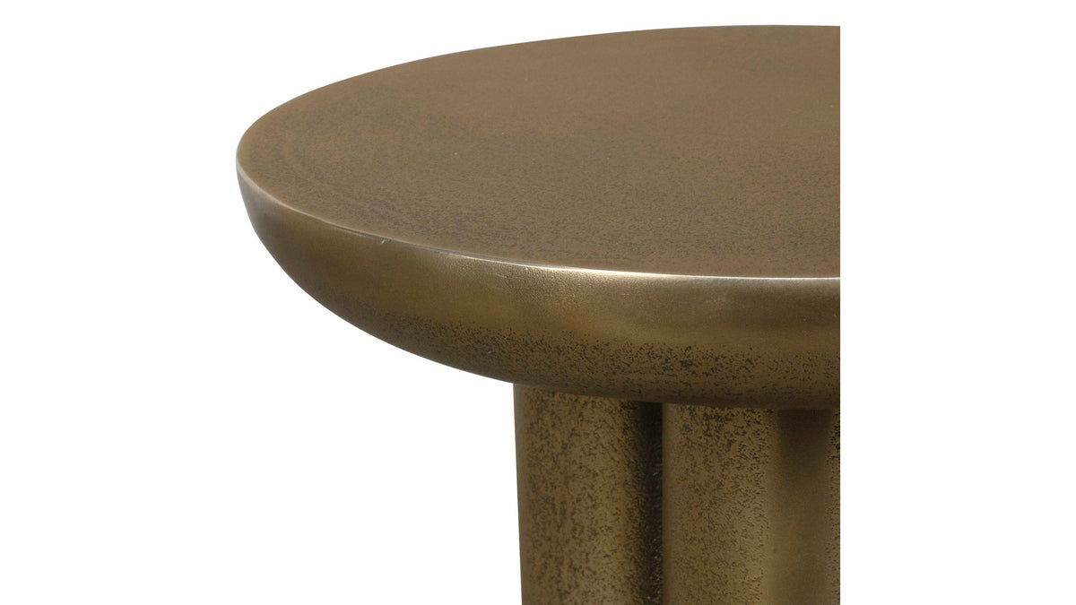 Thorp - Outdoor Accent Table - Brass