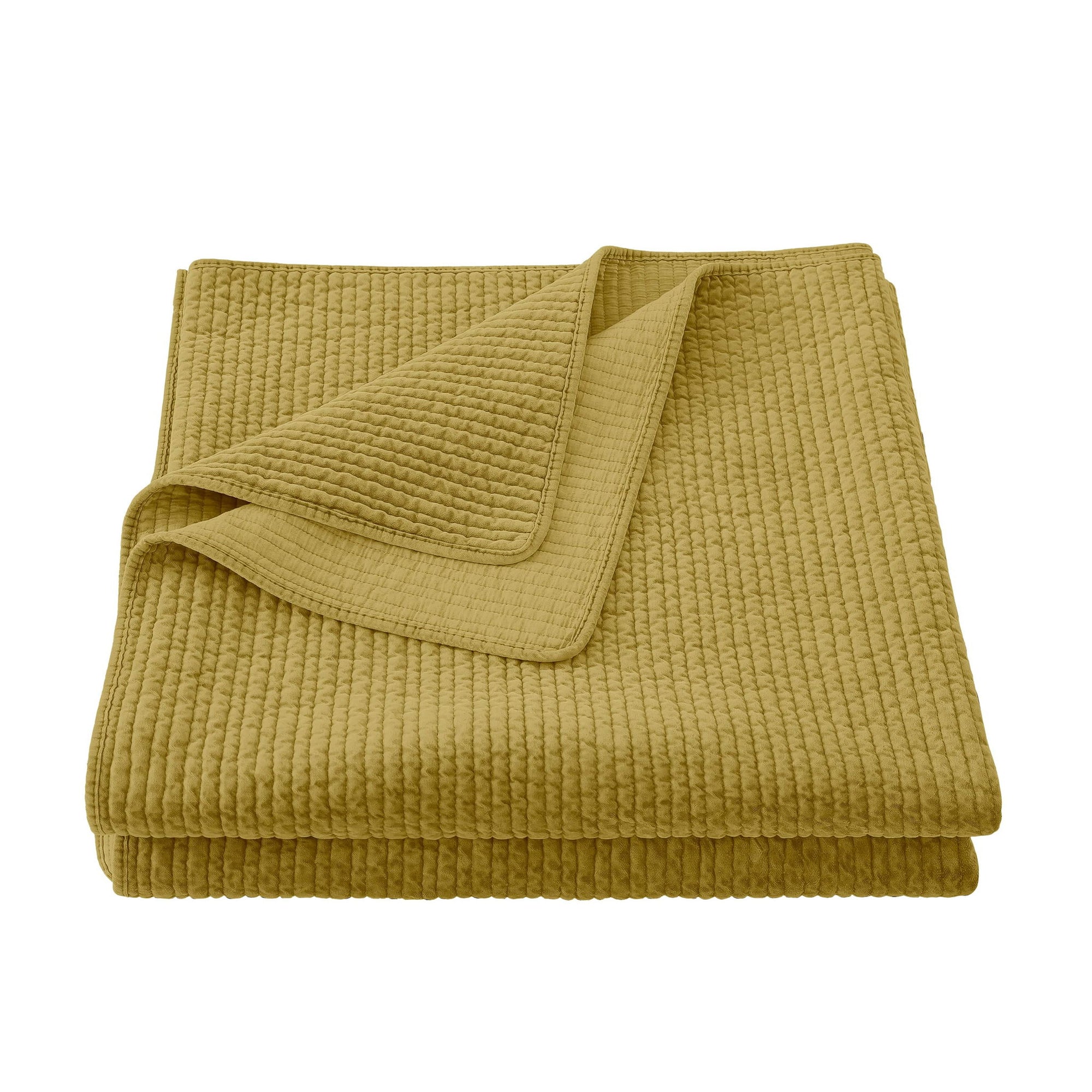 Stonewashed Cotton Velvet - Twin Quilt - Tuscan