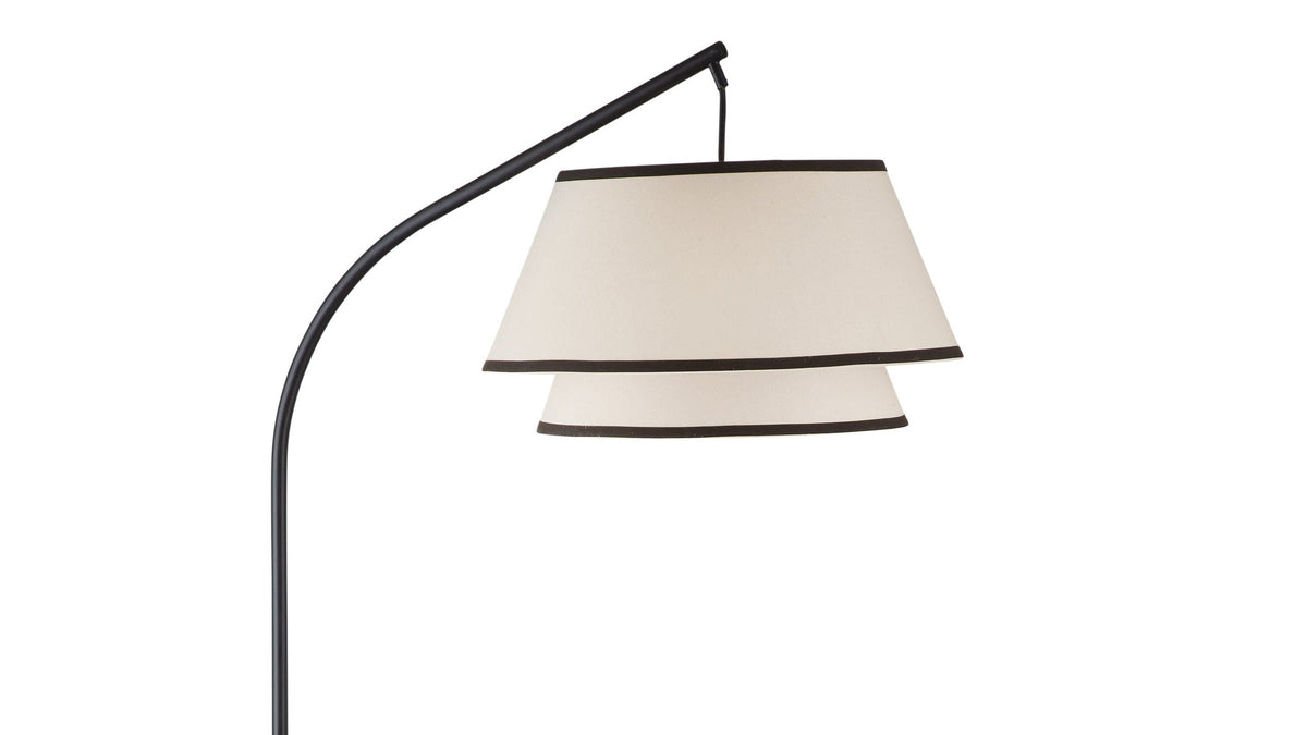 Linea - Arc Floor Lamp - Natural