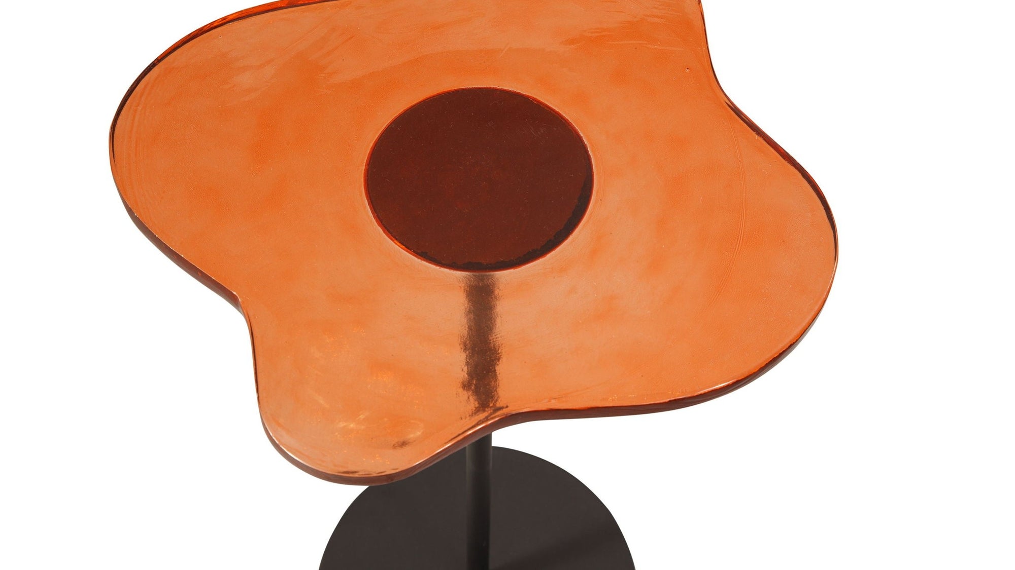 Elijah - Accent Table - Red / Black