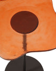 Elijah - Accent Table - Red / Black