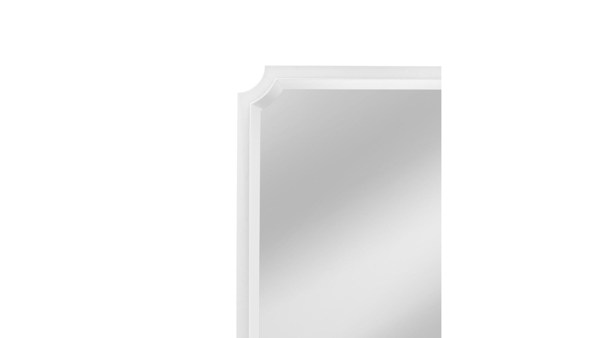 Rita - Wall Mirror - White