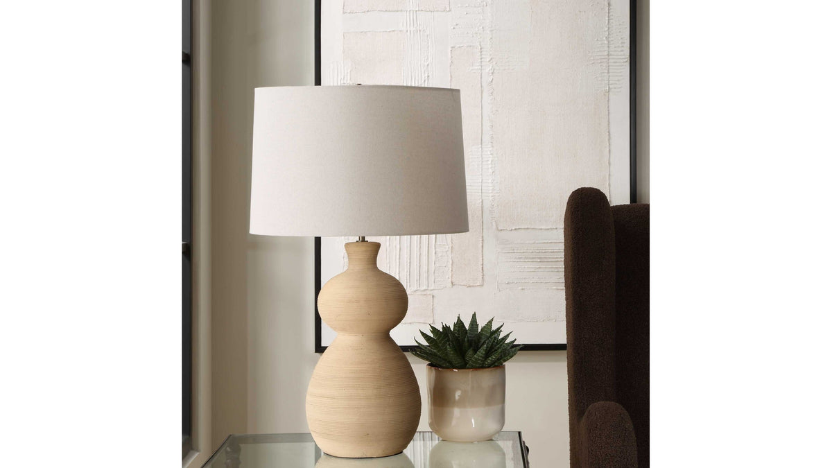 Pueblo - Fired Clay Table Lamp