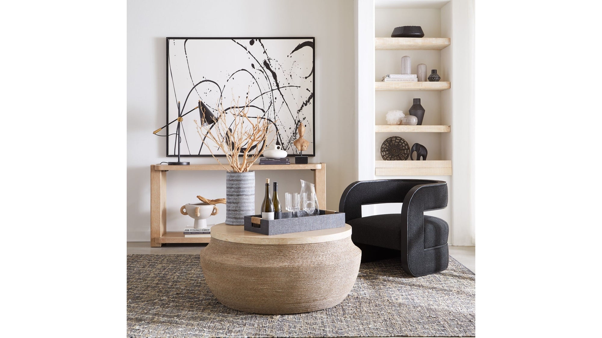 CC - Burke Accent Chair - Black