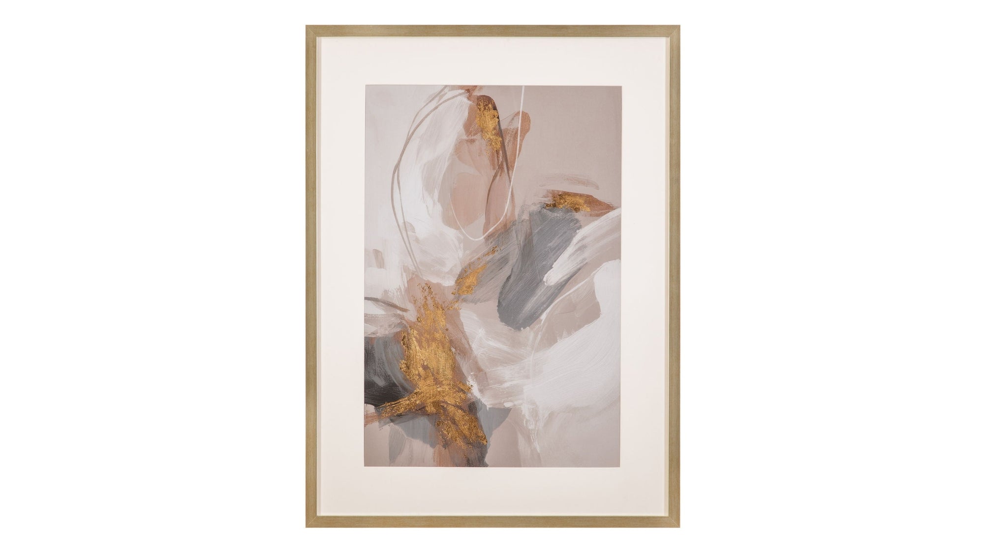 Drifting Framed Canvas - Blue