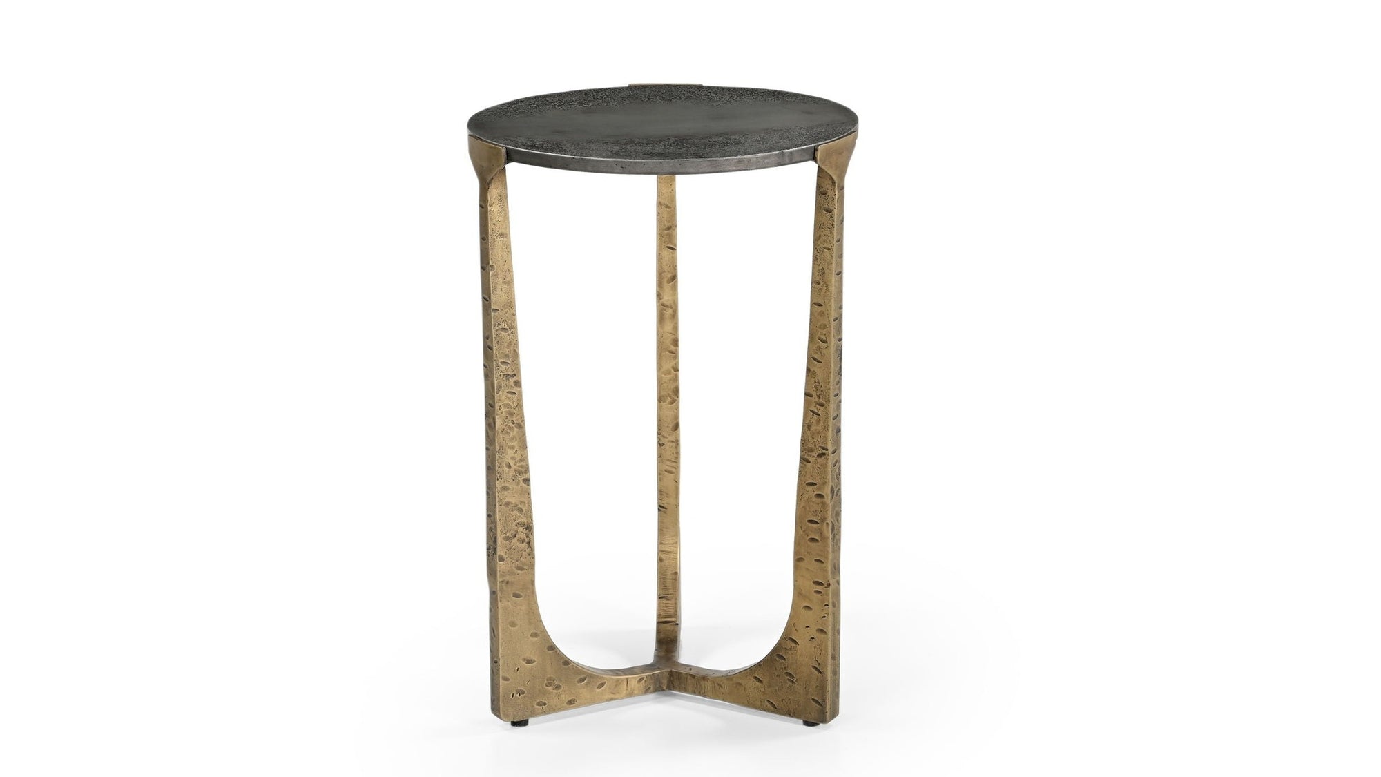 Amara - Accent Table - Bronze / Acid Wash Pewter