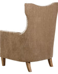 Kiango - Animal Pattern Armchair - Light Brown