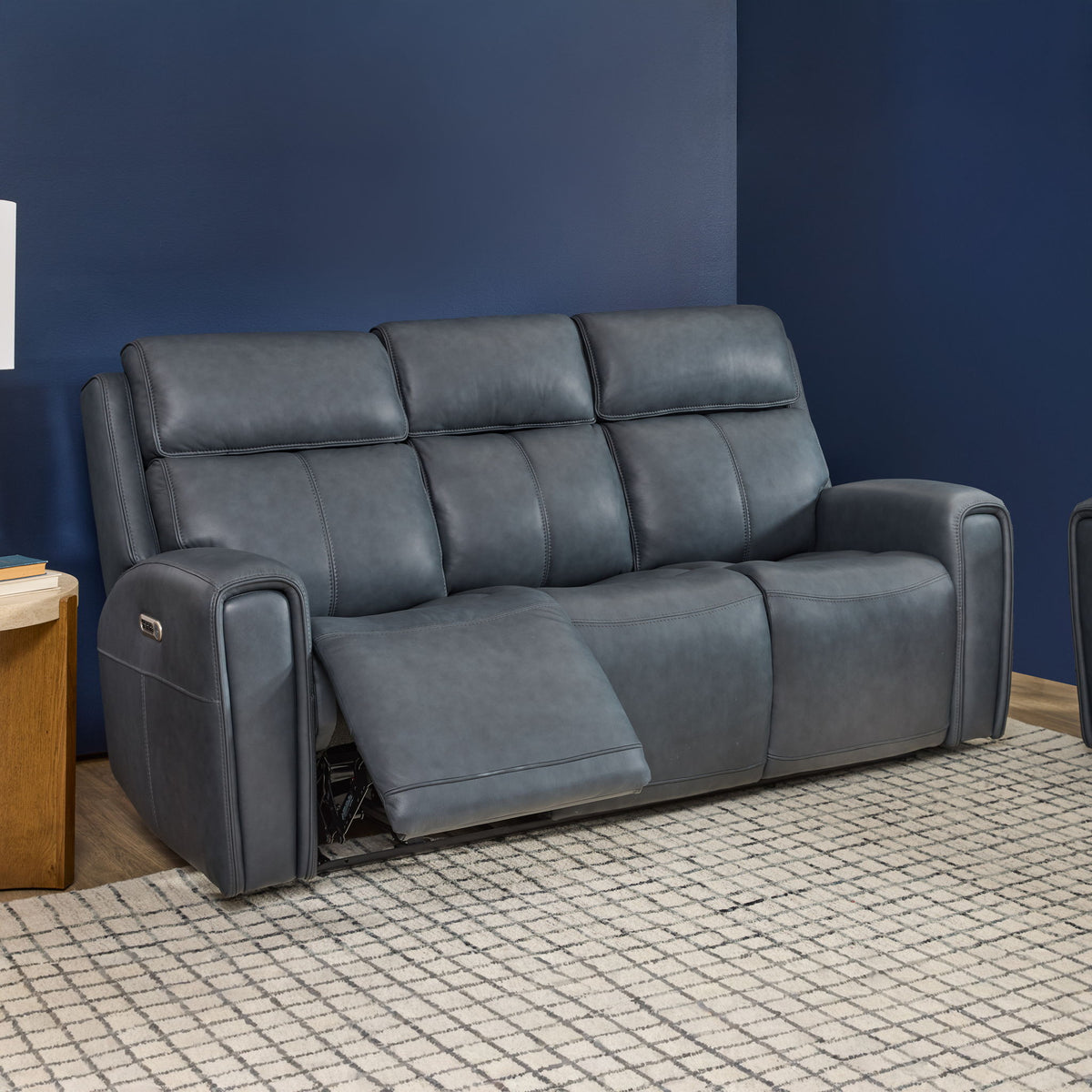 Warren - Power Reclining Sofa With Console, Power Headrest &amp; Lumbar