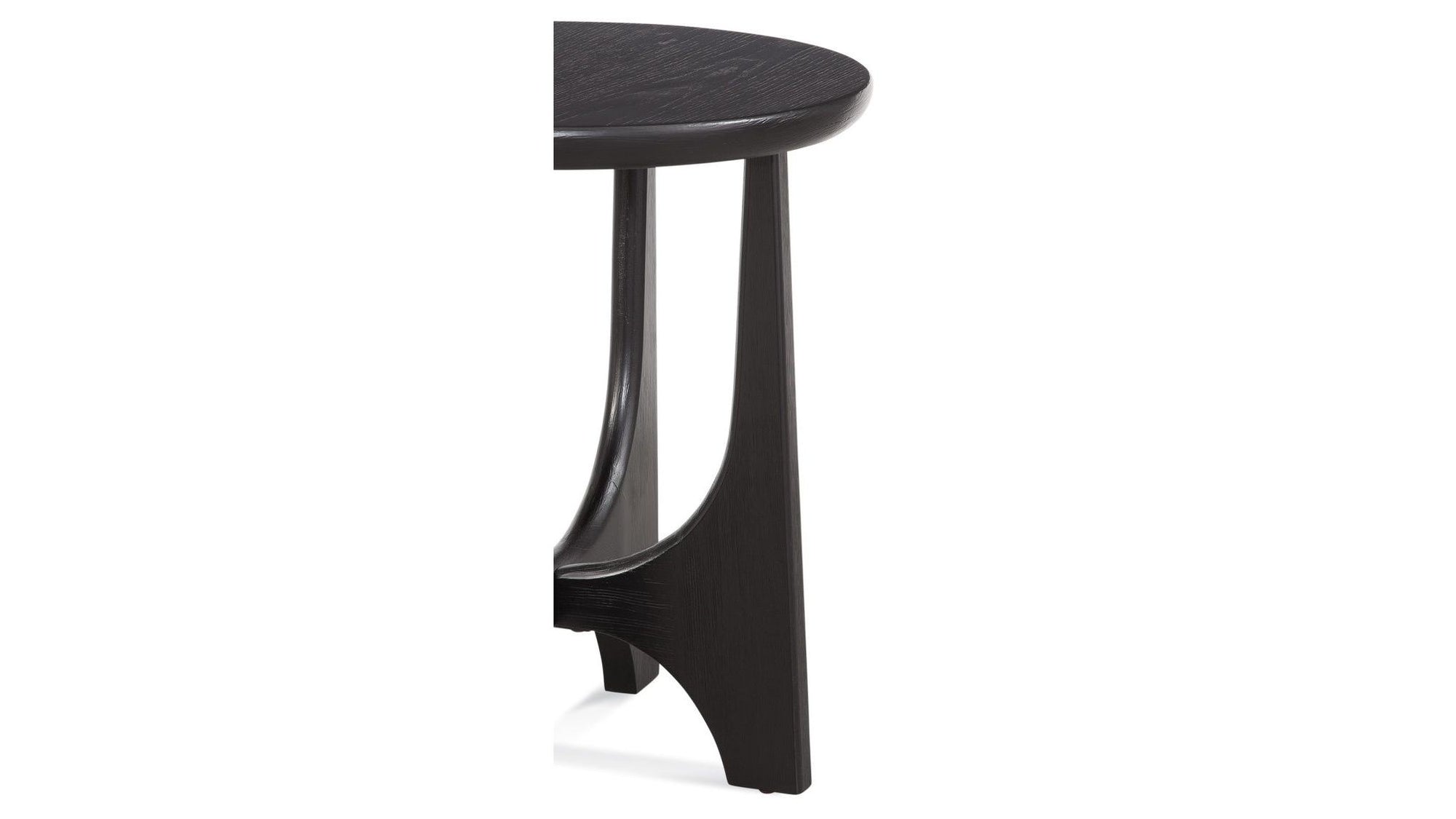 Dunnigan - Round End Table - Black