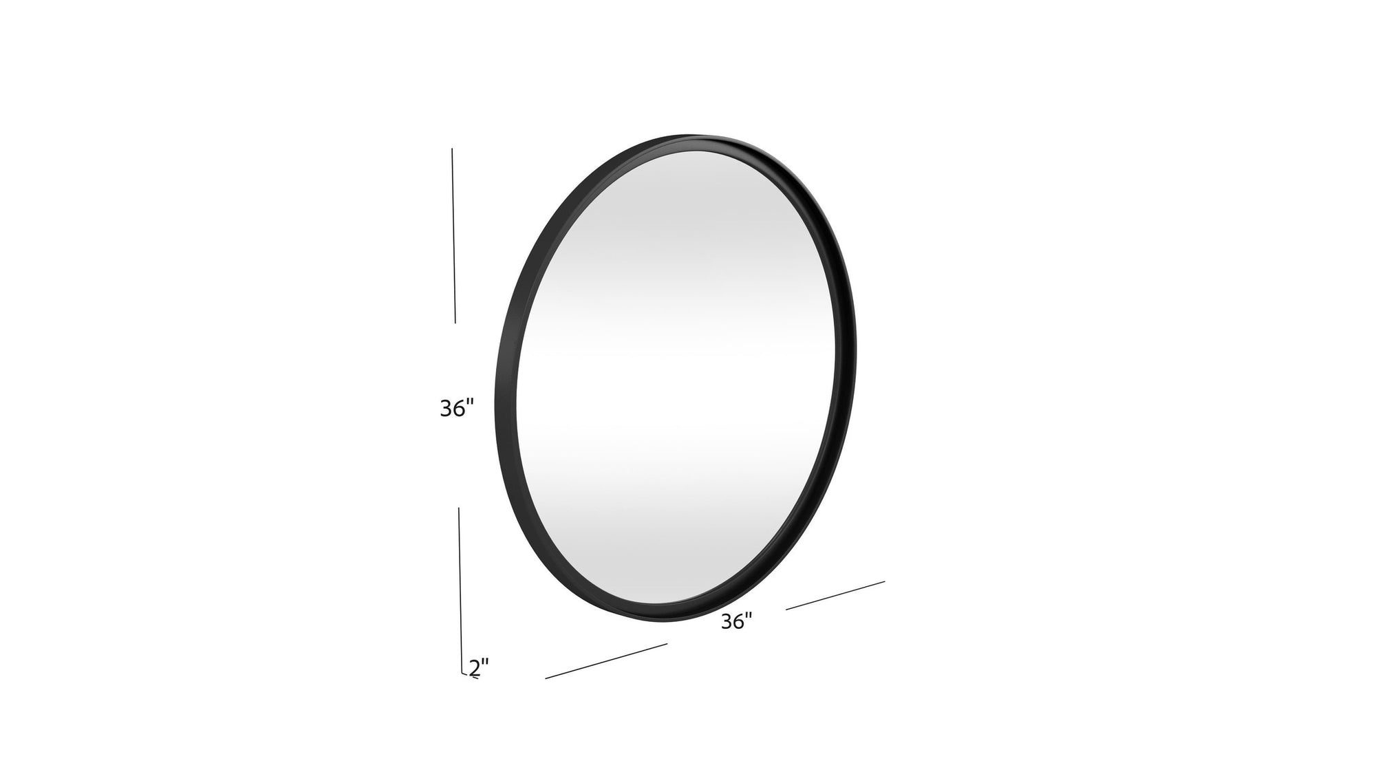 Jackie - Wall Mirror - Black