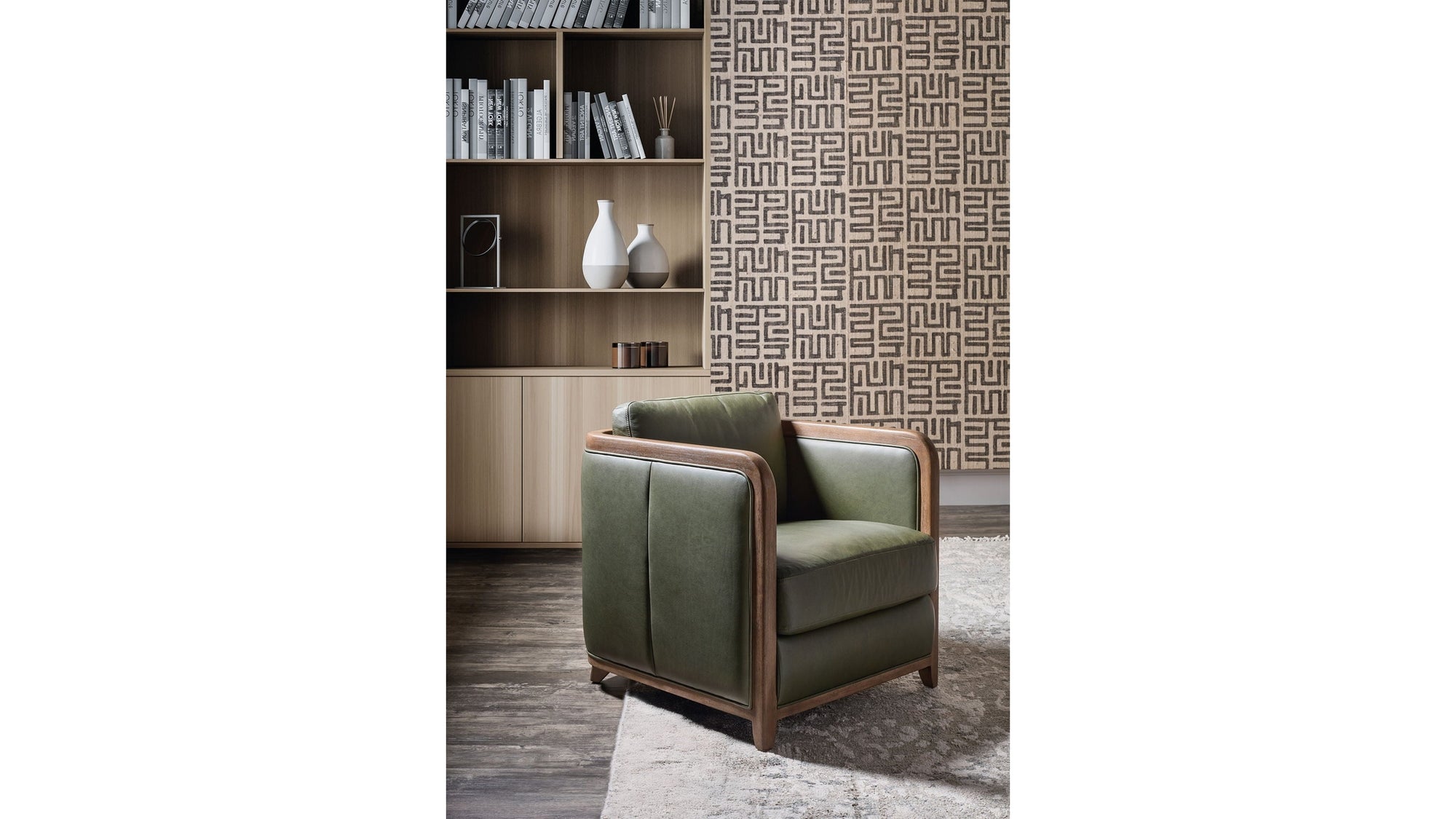 CC - Breeze Accent Chair - Dark Green