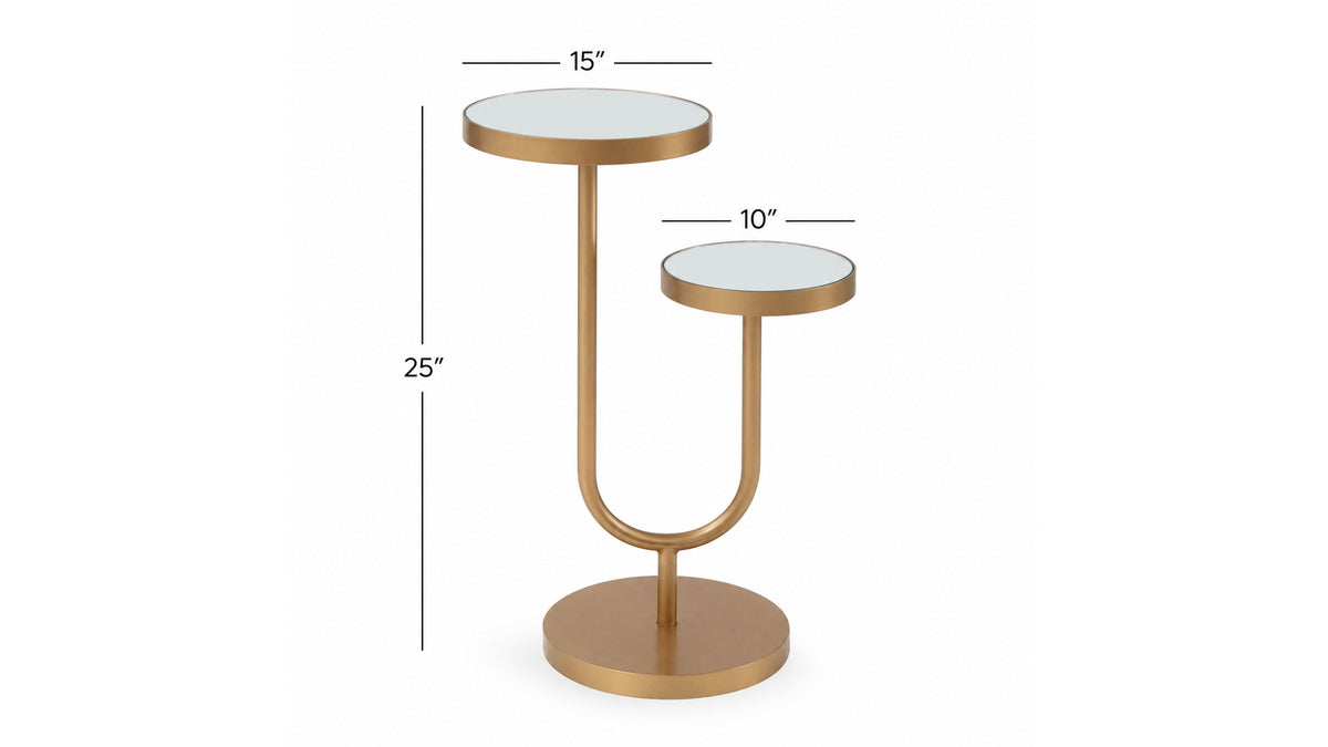 High-Low - Scatter Table - Gold