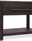 Driftwood - One-Drawer Nightstand With Stone