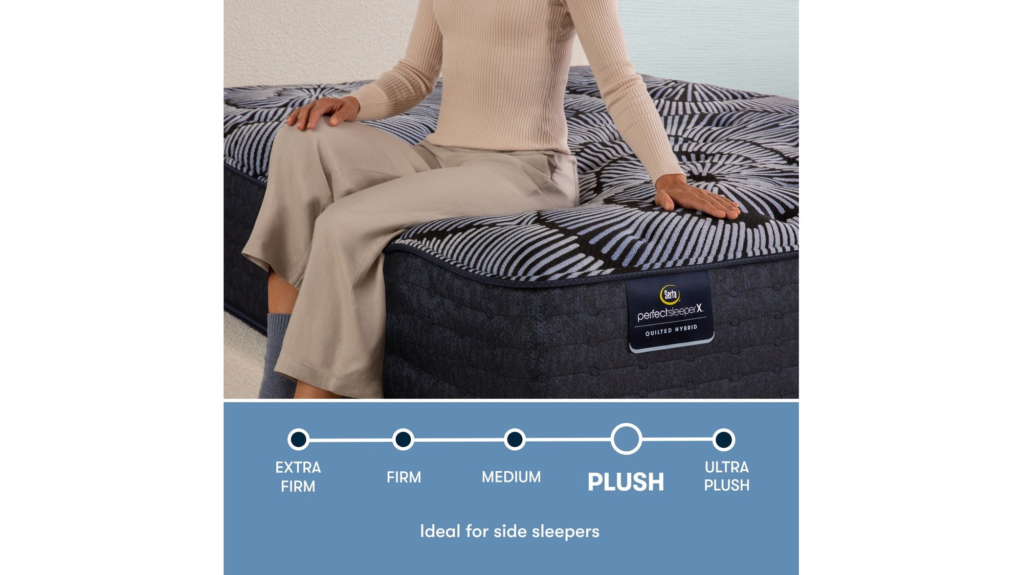 Perfect Sleeper X - 13.75" Knox Hybrid Plush Mattress