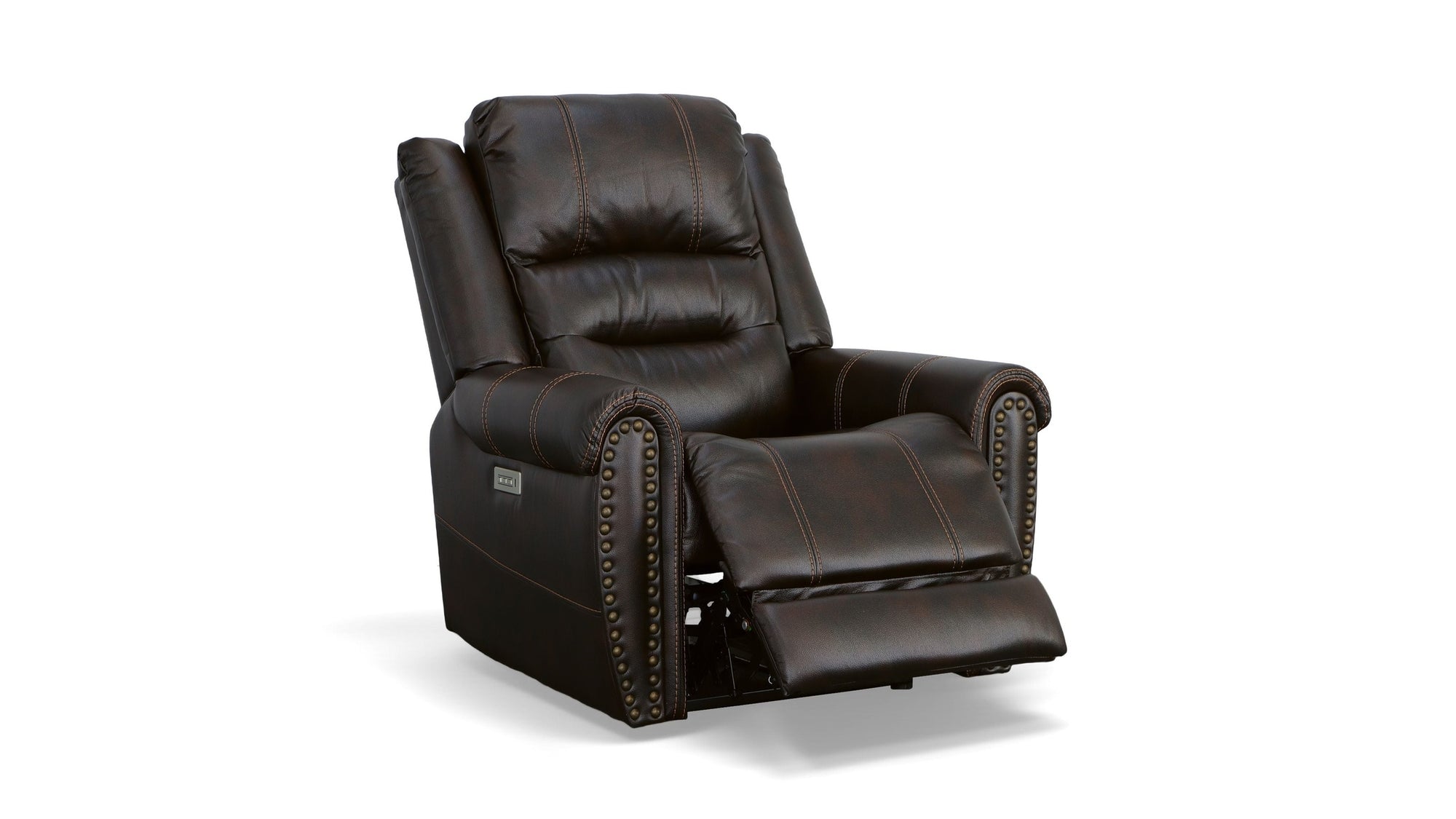 Oscar - Power Recliner With Power Headrest - Molasses