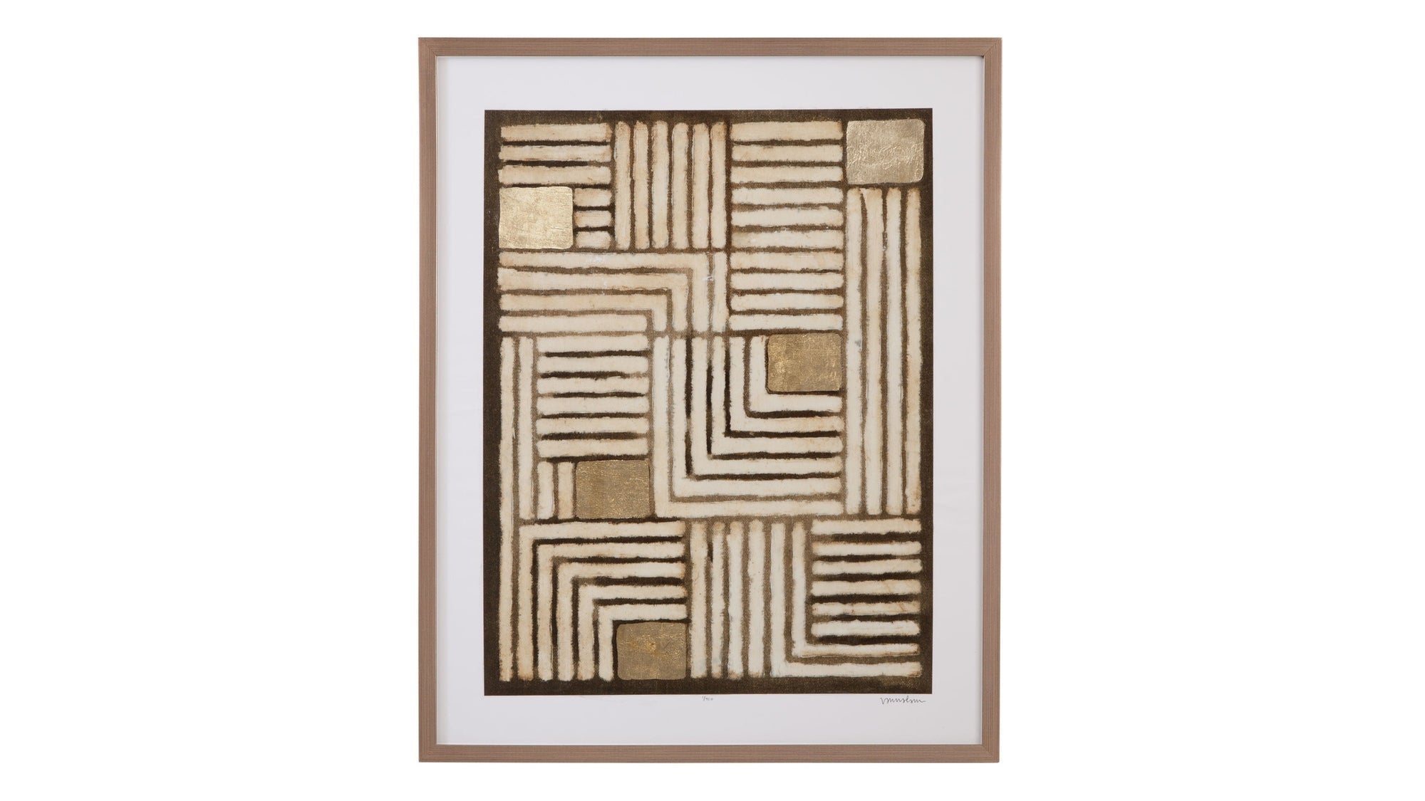 Purlin I Framed Print - Brown