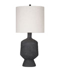 Hartley - Table Lamp - Dark Gray / White
