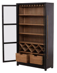 Merlot - Cabinet - Light Brown / Black