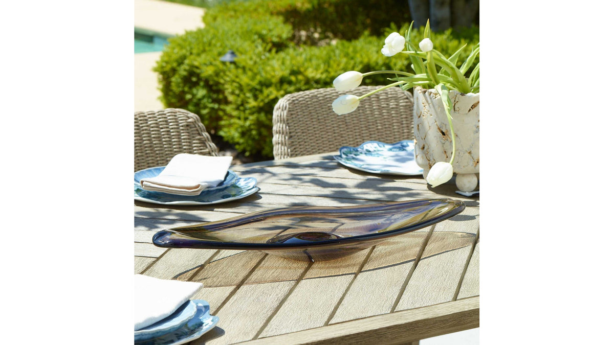 Soluna - Indoor-Outdoor Glass Bowl - Brown