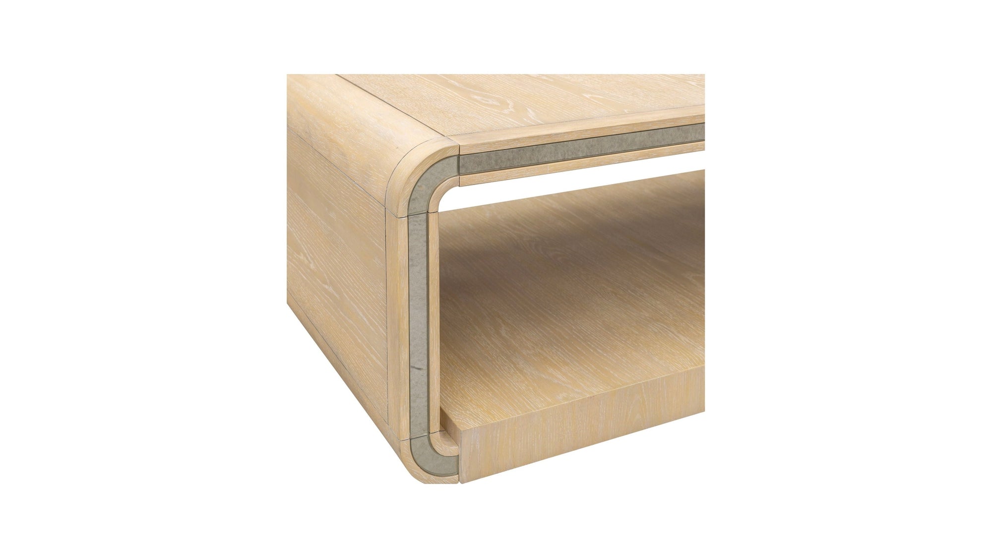Damone - Coffee Table - Cerused White Oak