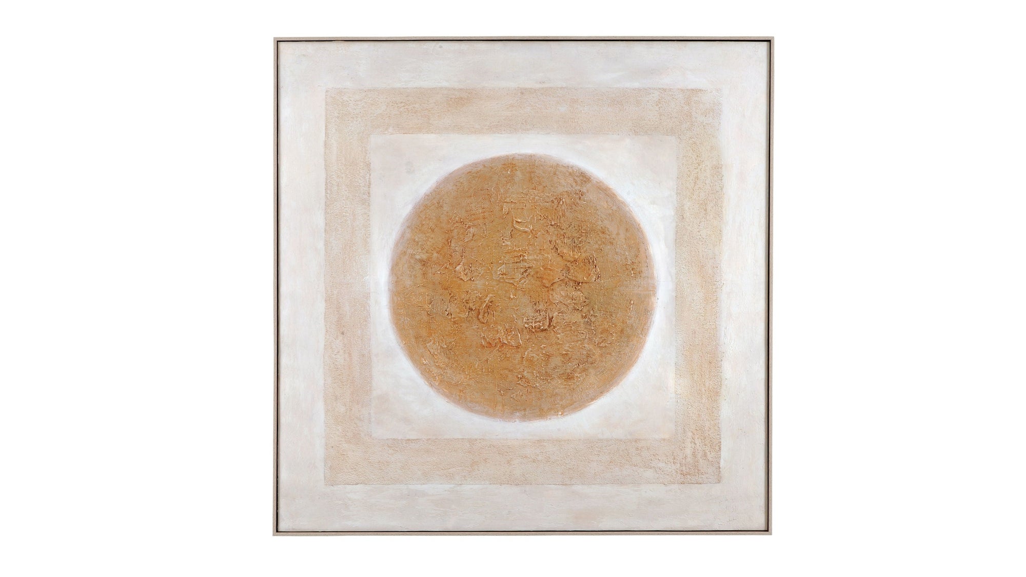 Central Canvas Art - Beige