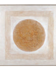 Central Canvas Art - Beige