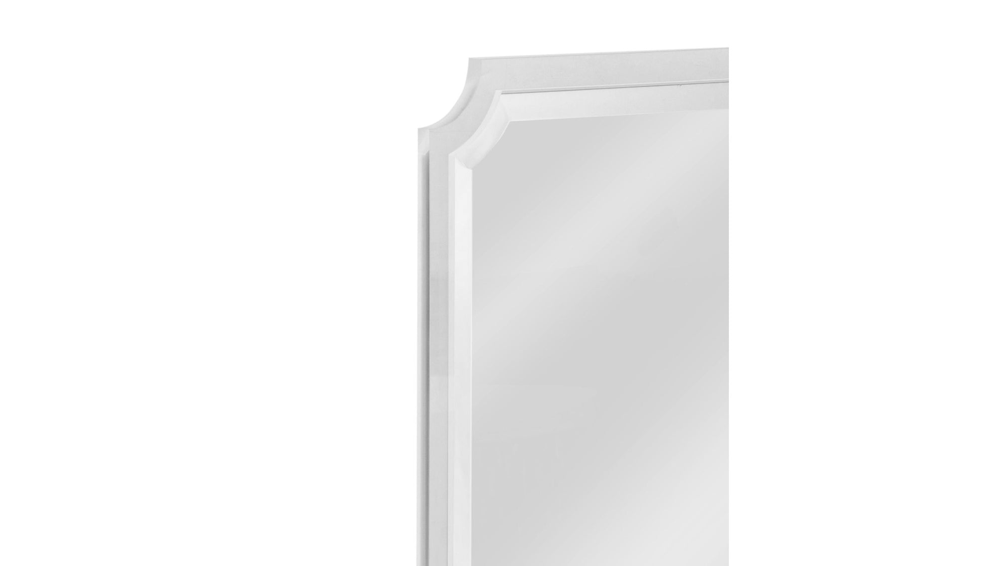 Rita - Wall Mirror - White