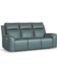Vernon - Power Reclining Sofa With Console, Power Headrest, Lumbar, Heat & Massage