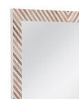 Karl - Wall Mirror - Natural / Cream