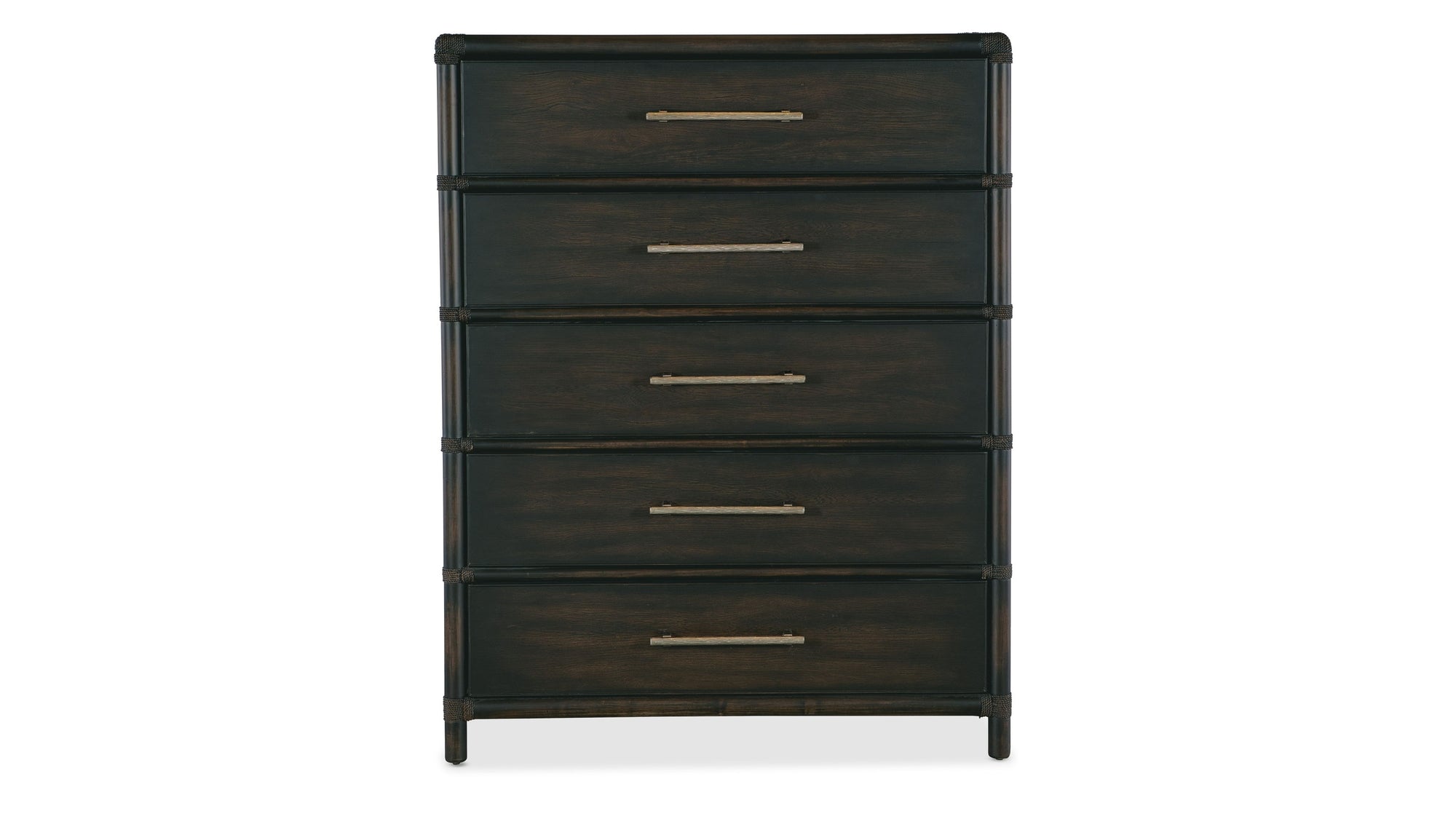 Retreat - Pole Rattan Five-Drawer Chest