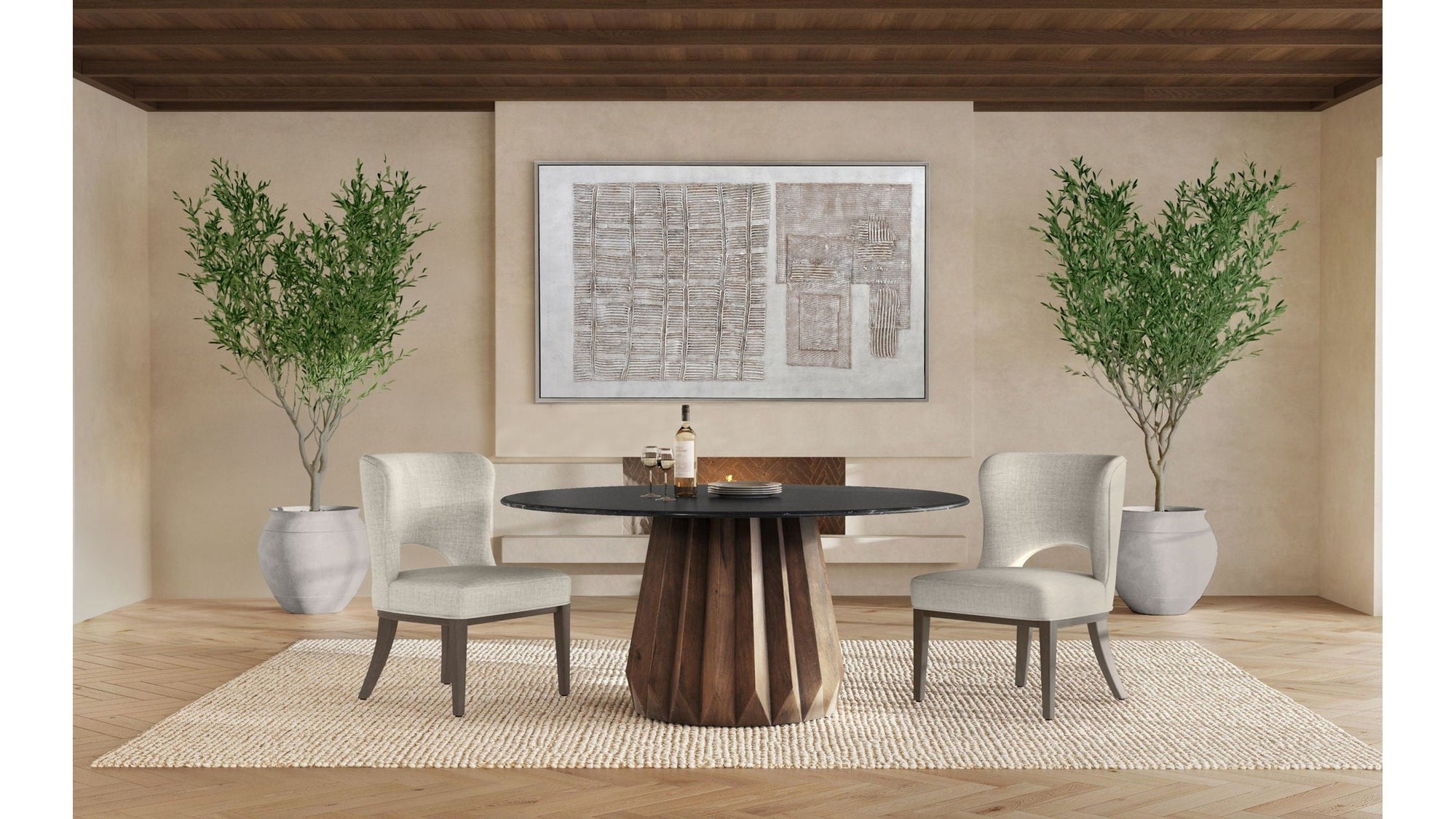 Jennings - Dining Table - Dark Brown