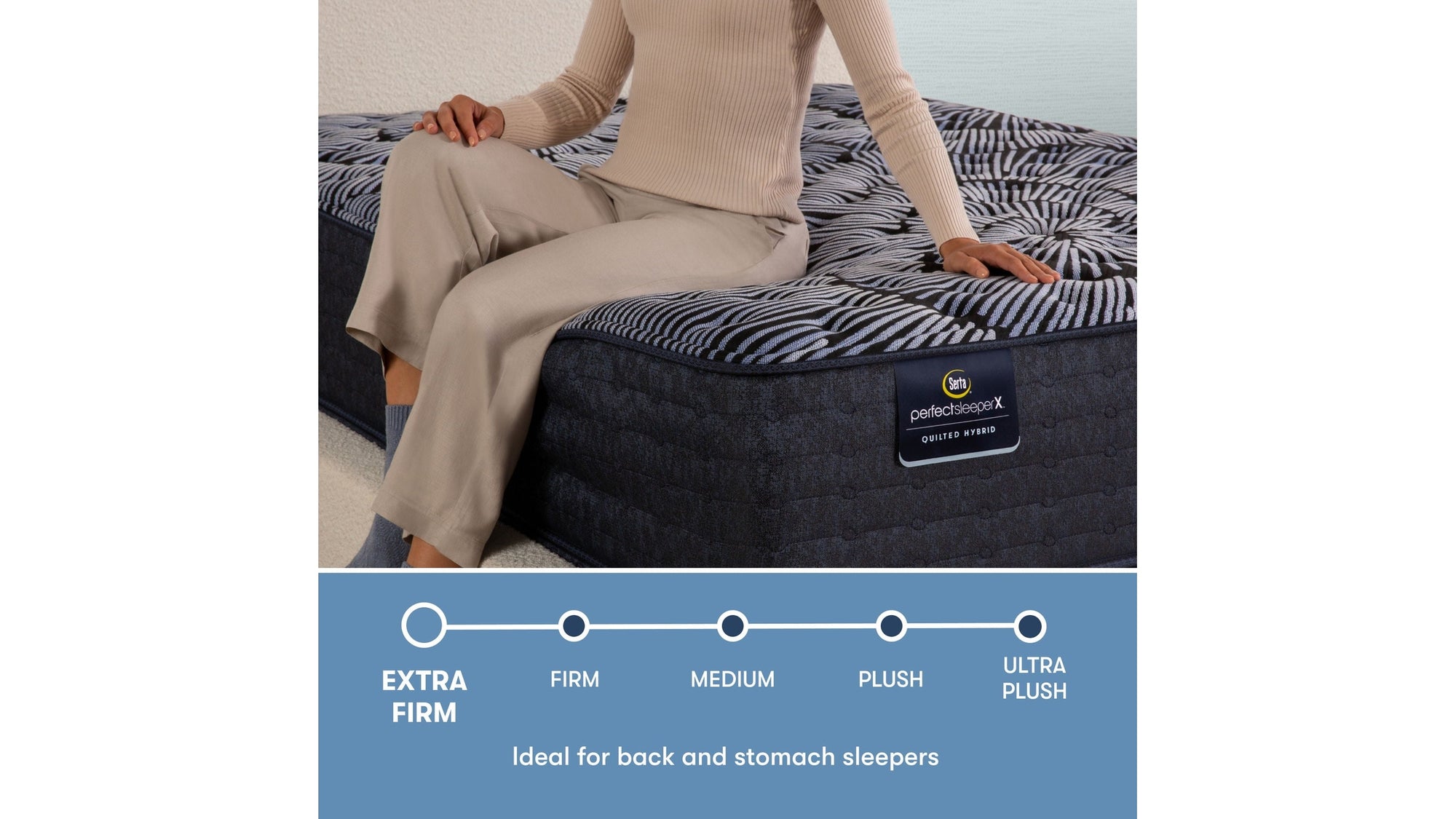 Perfect Sleeper X - 13.75" Excelled Hybrid Extra Firm Mattress