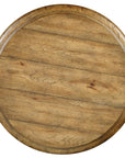 Sanctuary - Round Accent Table - Light Brown / Dark Brown