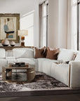 MS - Anaheim Seven-Piece Power Sectional - White