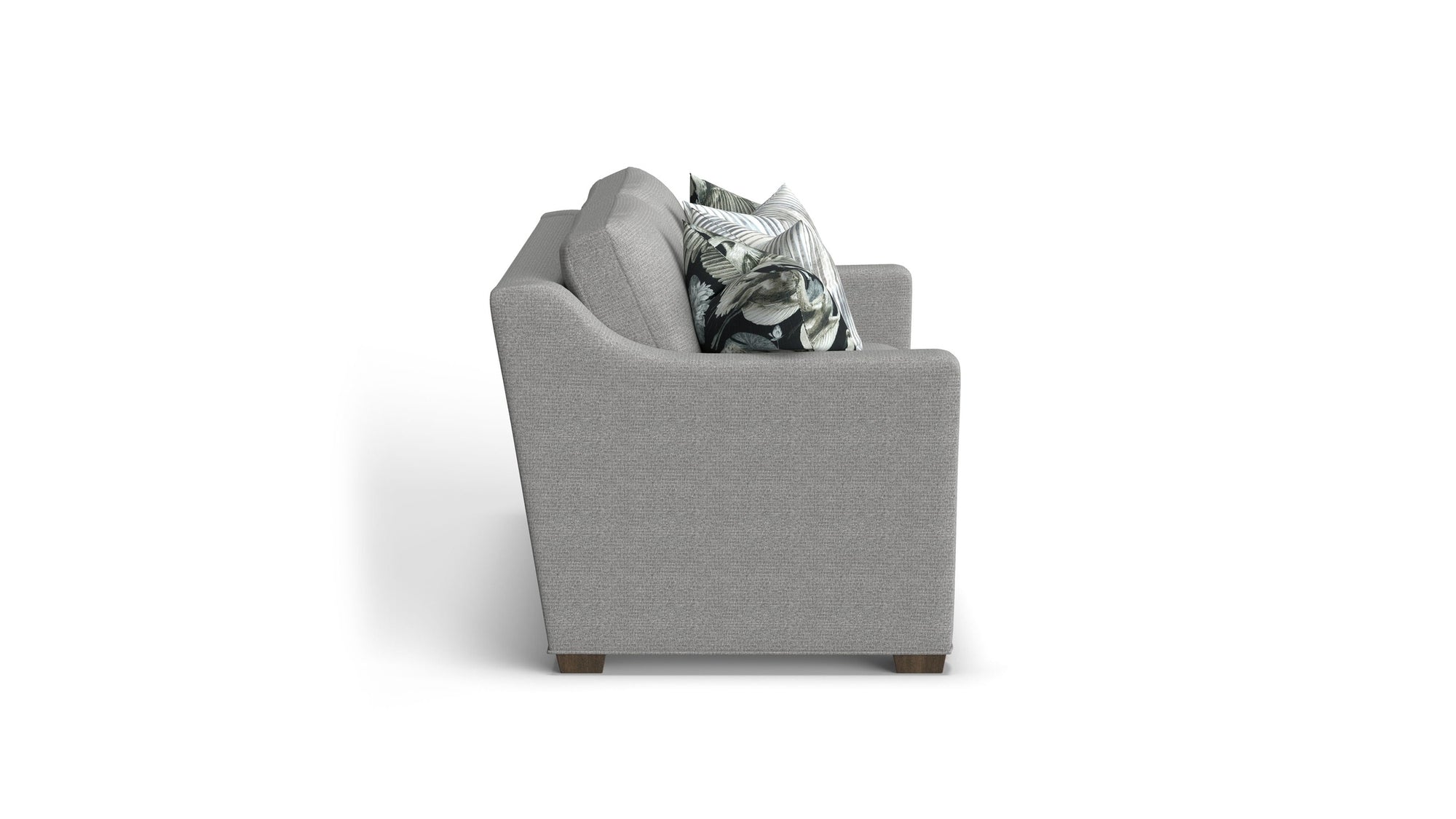 Milo - Fabric Loveseat With Nailhead Trim