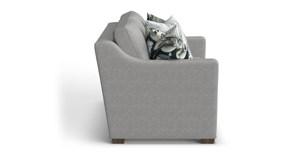 Milo - Fabric Loveseat With Nailhead Trim