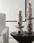 Nouveau - Tower Sculptures (Set of 2) - White