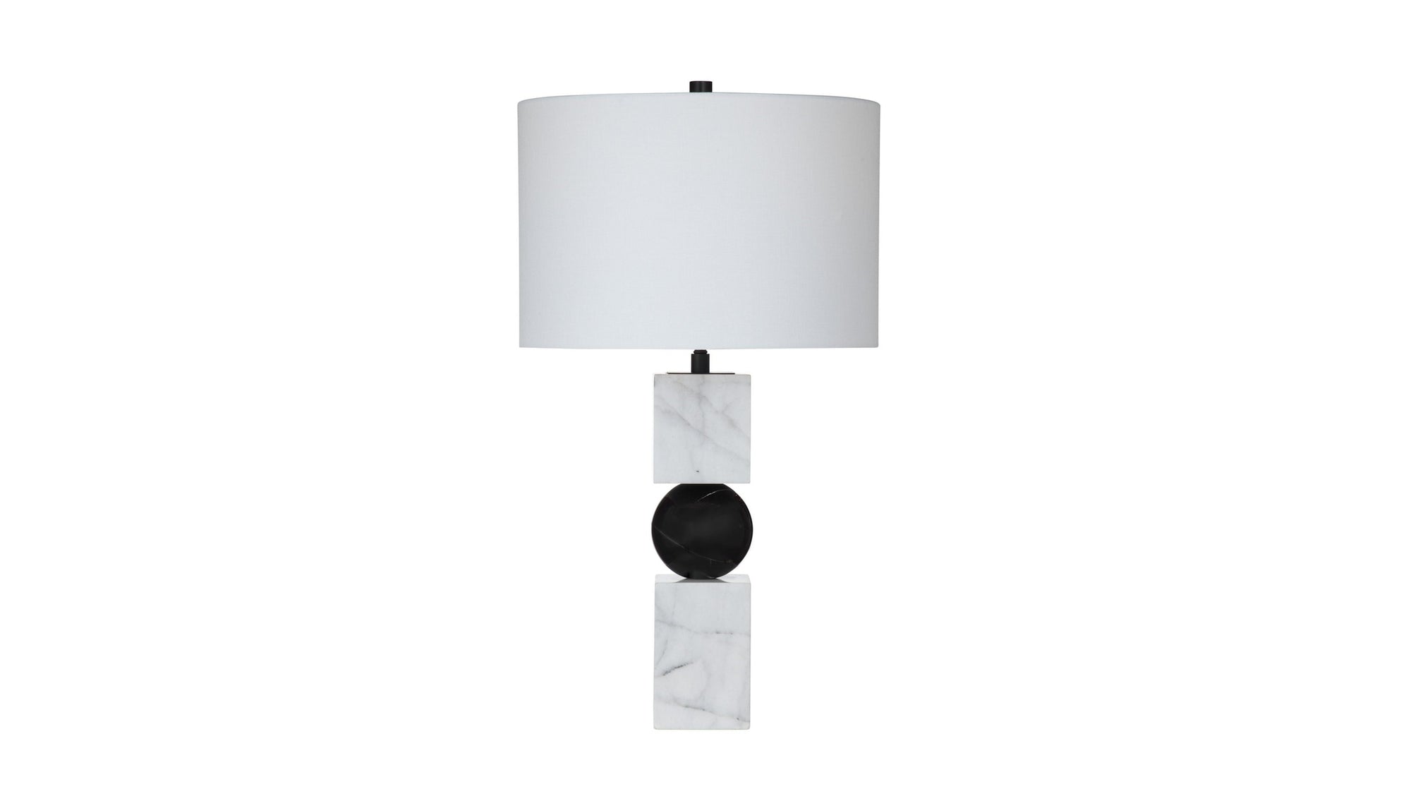 Ellendale - Table Lamp - Black / White