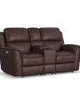 Henry - Power Reclining Loveseat With Console & Power Headrests & Lumbar