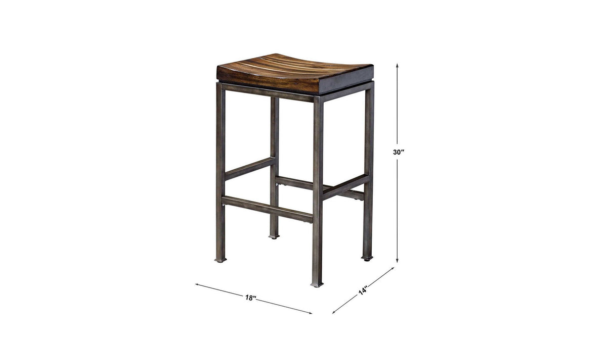Beck - Industrial Bar Stool