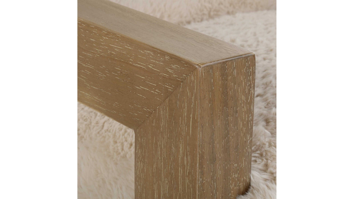 Jackson - Sheepskin Accent Chair - Light Brown