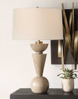Cullum - Geometric Table Lamp - Light Brown