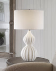Antoinette - Marble Table Lamp - White