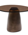 Pantheon Medium Glass Top Coffee Table
