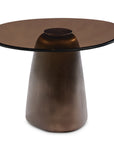 Pantheon Medium Glass Top Coffee Table